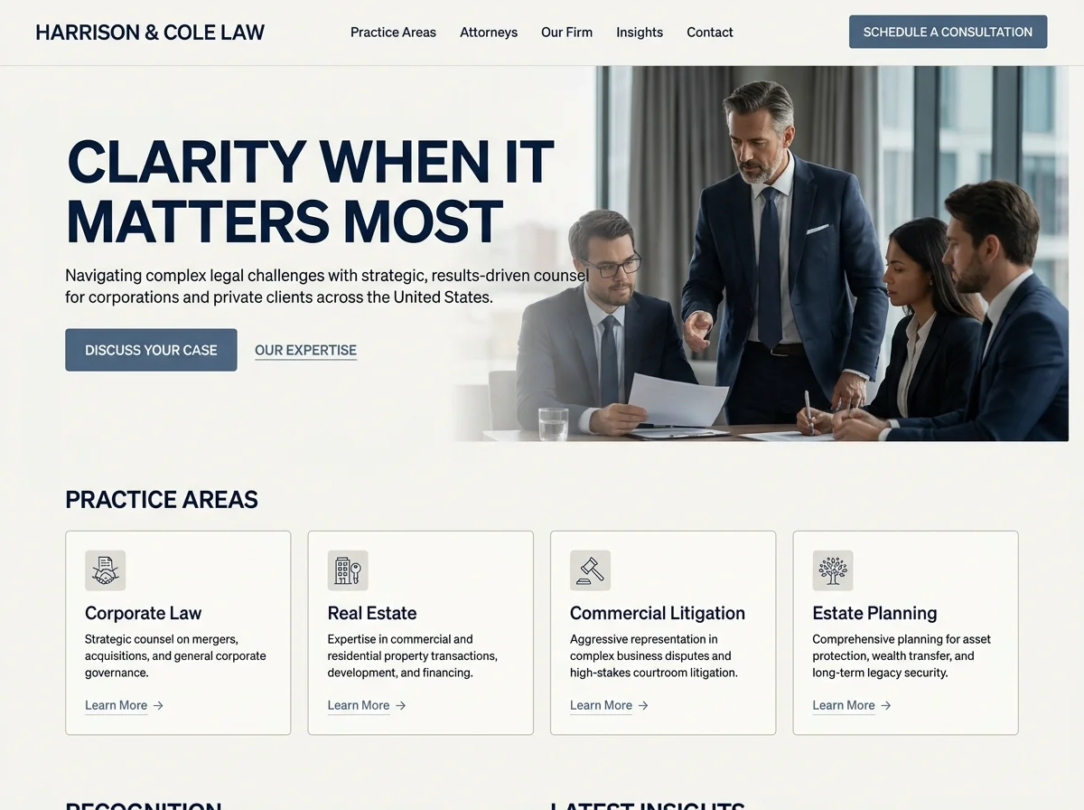 Custom Website Development selected work 1