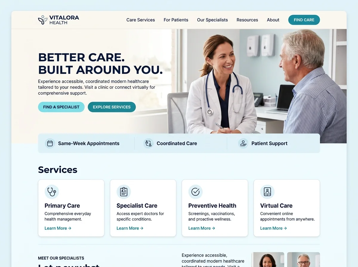 Custom Website Development selected work 2