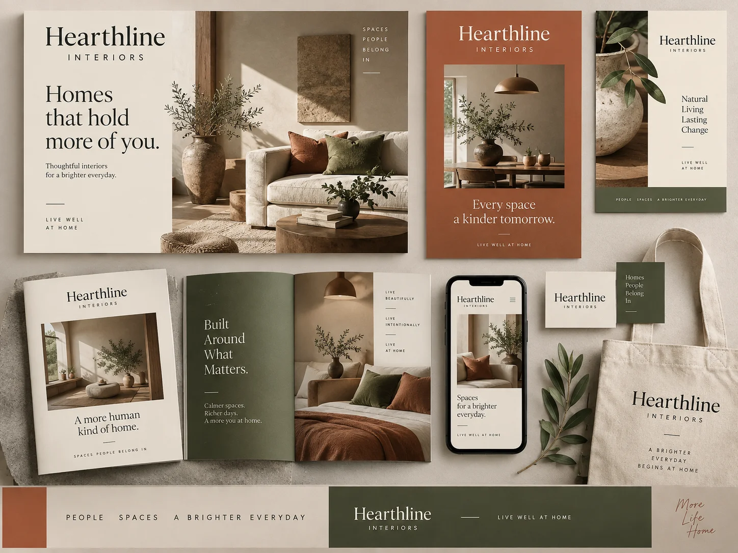 Brochure Design — Campaign consistency