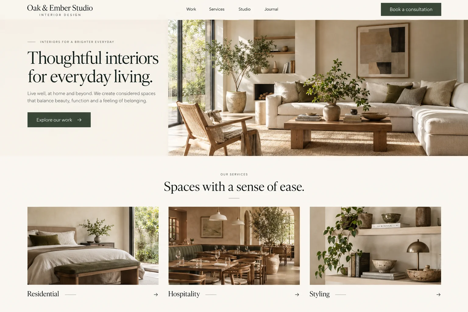 Atlas Advisory website after redesign
