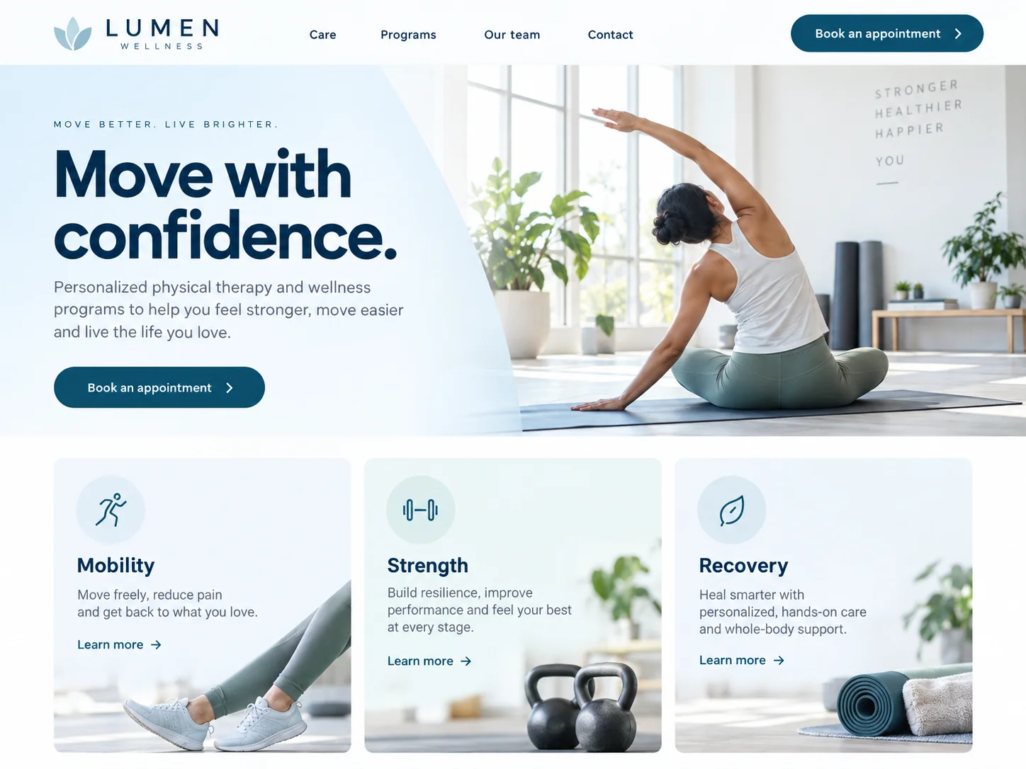 Website Redesign — Responsive experience
